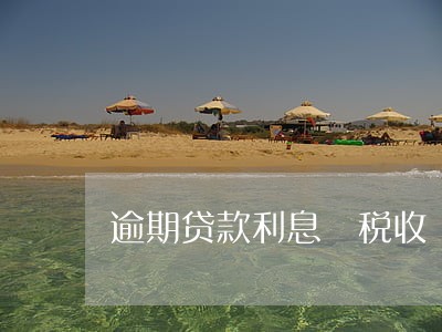 逾期贷款利息 税收